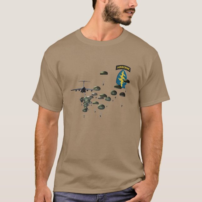 Camiseta Paraquedistas de Aperfeiçoamento Transportados Pel (Frente)