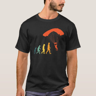 Camiseta Paraquedistas Evolução Retroativa Paraquedas Skydi