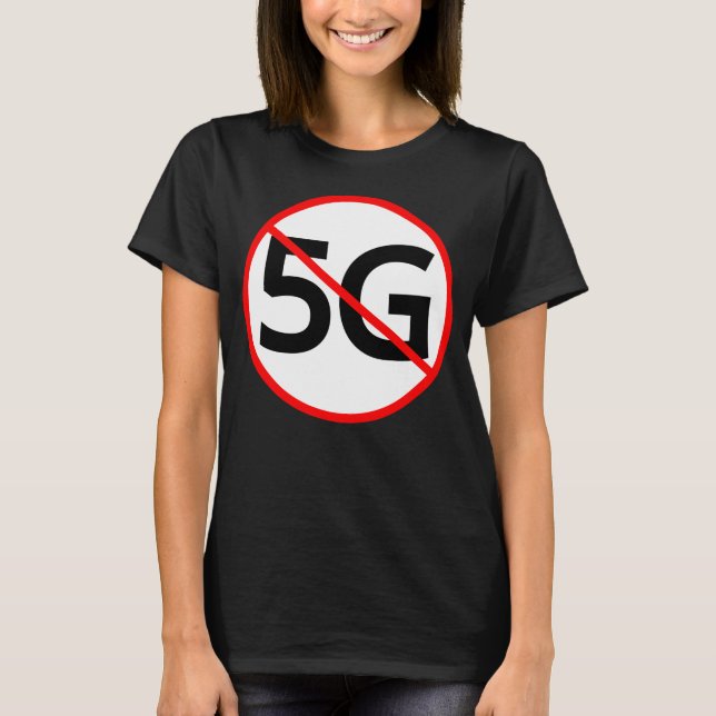 Camiseta Parar 5g Sem Sinal 5 G (Frente)