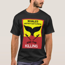 Camiseta Parar a caça à baleia | Proibição da proteção mari