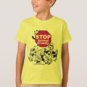 Camiseta Parar a crueldade dos animais