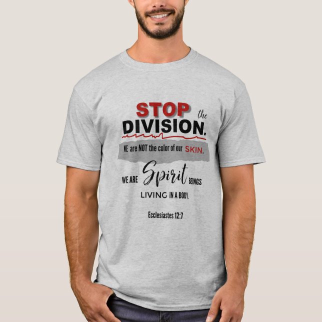 Camiseta PARAR a divisão (Frente)