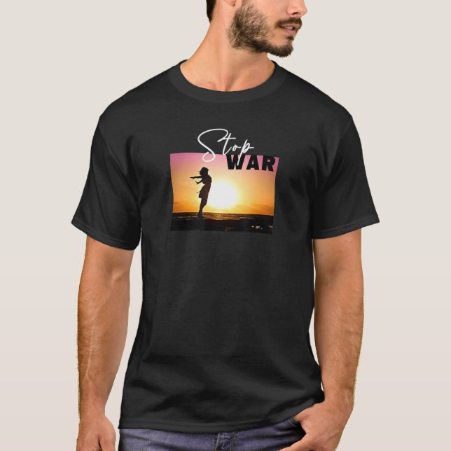 CAMISETA PARAR A GUERRA COM A SUN (Frente)