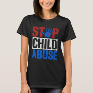Camiseta Parar a prevenção do abuso infantil Sensibilização