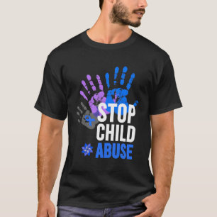 Camiseta Parar a sensibilização para a prevenção do abuso d