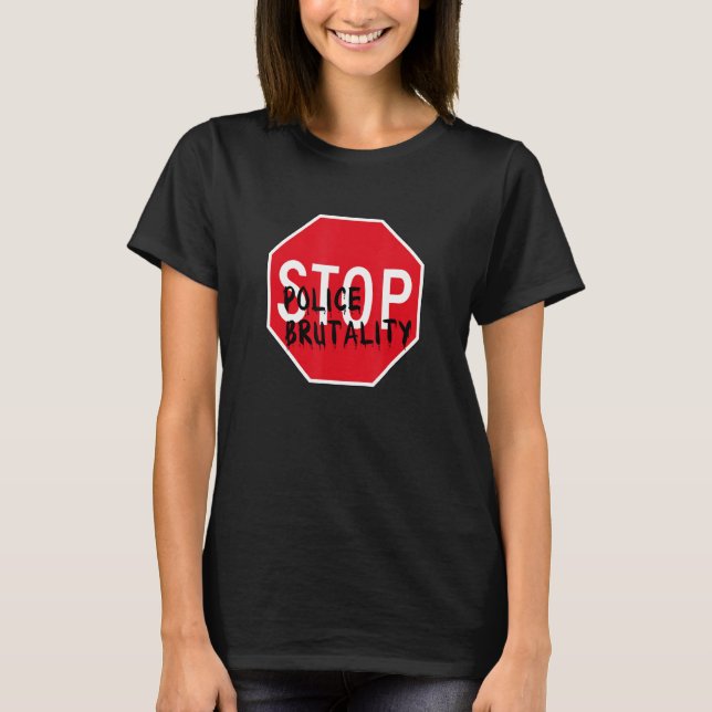 Camiseta Parar Brutalidade Policial (Frente)