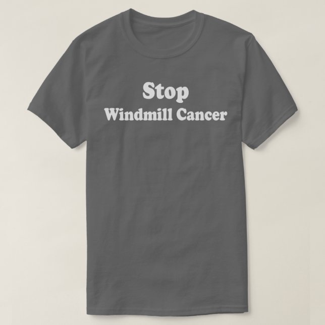 Camiseta Parar Cancer do Windmill (Frente do Design)