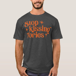 Camiseta Parar de beijar histórias