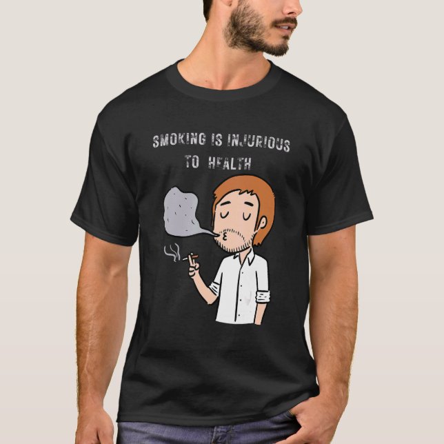 Camiseta Parar De Fumar Fumar É Prejudicial T (Frente)