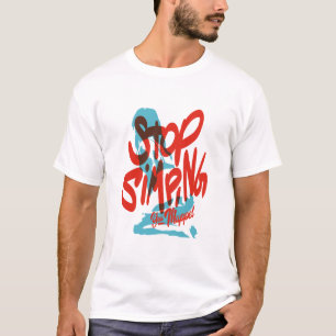 Camiseta Parar De Simular, Sem Simp, Apenas Um Local