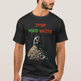Camiseta Parar desperdício de Comida