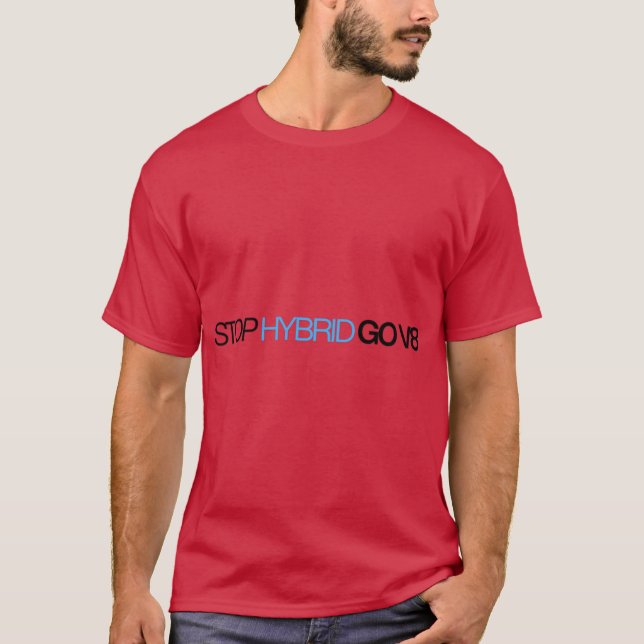 Camiseta parar híbrido ir v8 Sobredimensionado (Frente)
