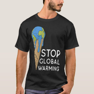 Camiseta Parar o aquecimento global da Terra
