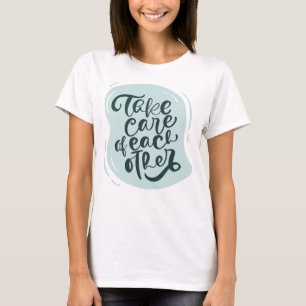 Camiseta Parar o Coronavírus, Tee das Mulheres