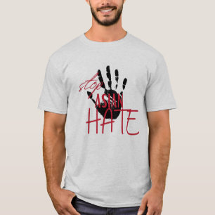 Camiseta Parar o ódio asiático