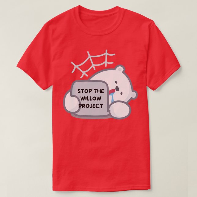 Camiseta parar o projeto willow (Frente do Design)