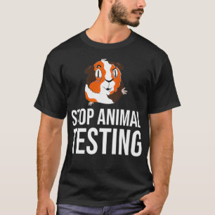 Camiseta Parar O Teste De Animais Para O Roedor De Hamster 