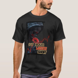 Camiseta Parar perda | Motivação | Design de comércio de fa