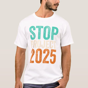 Camiseta Parar Projeto 2025 Anti Trump