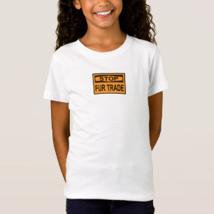 Camiseta Parar Sinal de Comércio de Peles - Laranja