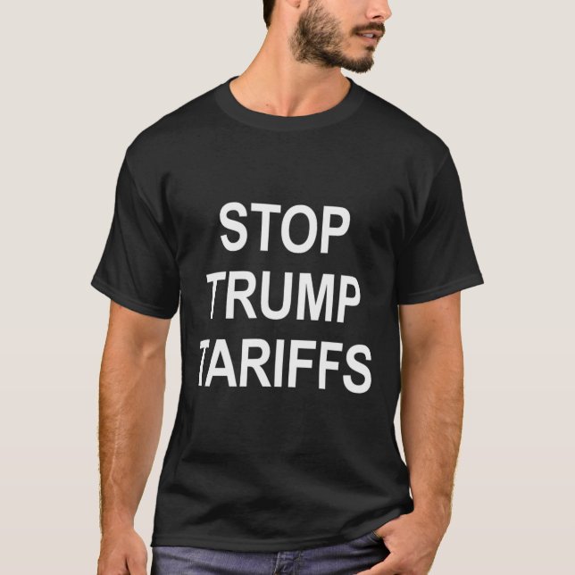 Camiseta Parar Tarifas de Trump - (Frente)