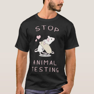 Camiseta Parar teste animal