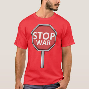 Camiseta PararAssinar Conflitos de Guerras Militares