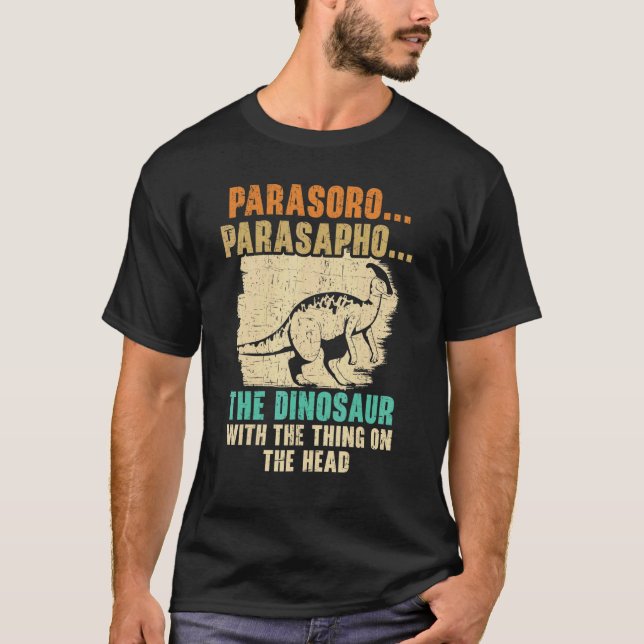 Camiseta Parasaurolophus Future Paleontologist Dinosaur Ext (Frente)