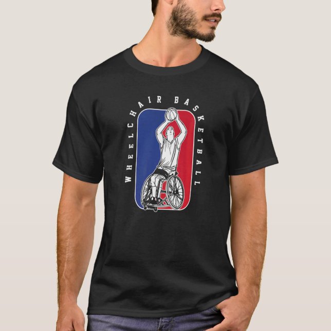 Camiseta Parasportes para jogadores de basquetebol em cadei (Frente)