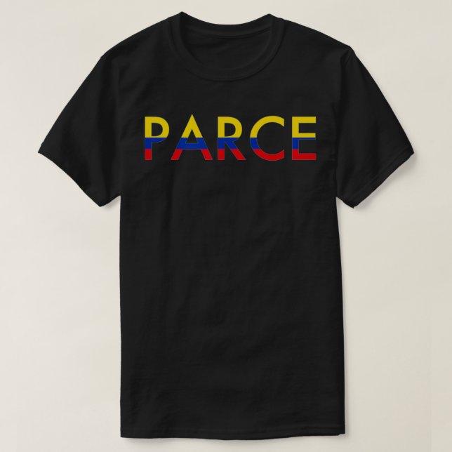 Camiseta Parce Colombia Colombian Slang  (Frente do Design)