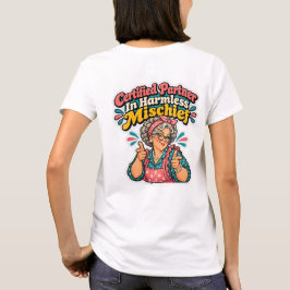 Camiseta Parceiro Certificado em Travessuras Inofensivas