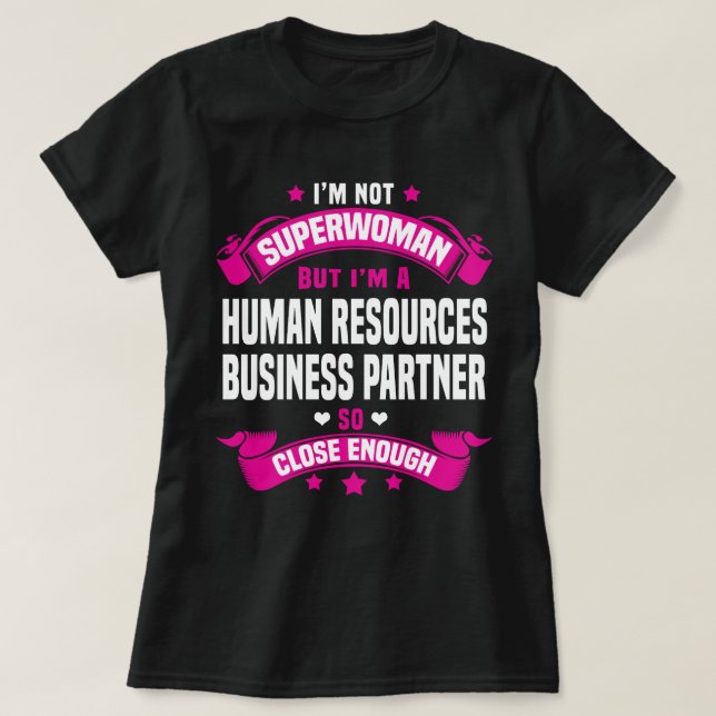 Camiseta Parceiro Comercial de Recursos Humanos (Frente do Design)