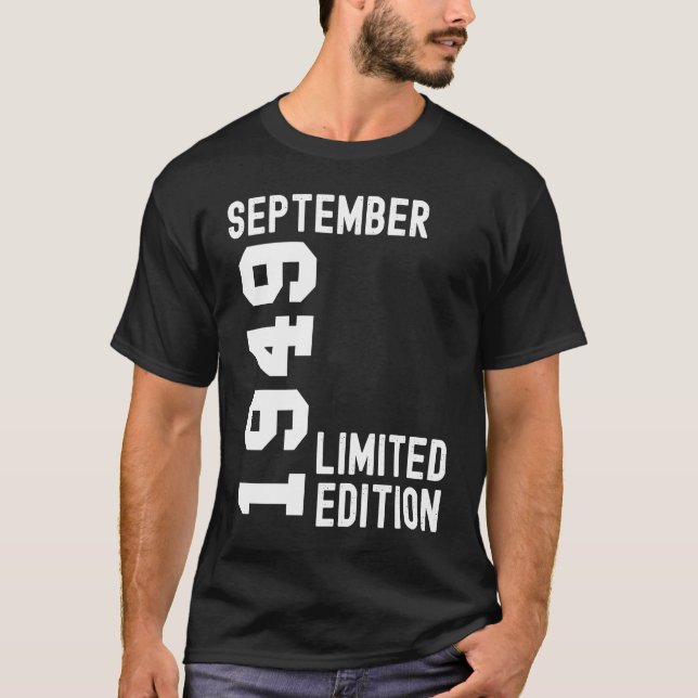 Camiseta Parceiro de aniversário feliz de 1949 (Frente)