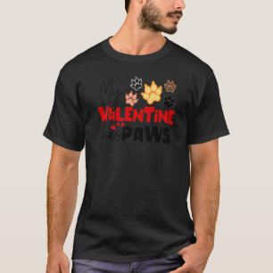 Camiseta Parceiro de Cachorro de Dia de os namorados de dec