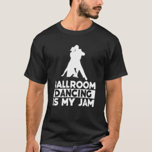Camiseta Parceiro de Dança de Salão Linha de Dança Ballet D