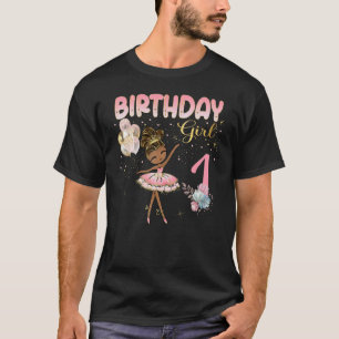 Camiseta Parceiro de Dançarino Balé Birthday Ballerina