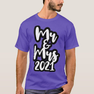 Camiseta Parceiro de lua de mel casamento 2021