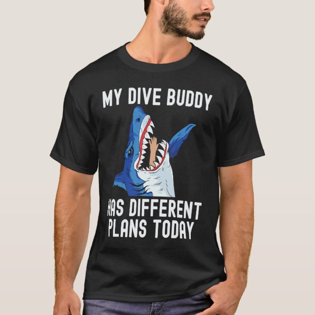 Camiseta Parceiro de mergulho tem plano diferente Mergulho  (Frente)