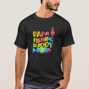 Camiseta Parceiro de pesca do papai Pescador Pai e filhos F