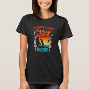 Camiseta Parceiro de Pesca Futuro do Vovô Fisher Peixe Pesc