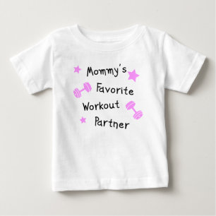 Camiseta Parceiro de Workout Favorito do Mamãe