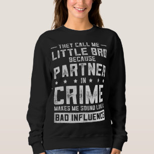 Camiseta Parceiro do Crime, Irmão Diversão Roupa