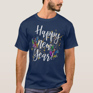 Camiseta Parceiro Feliz 2022 Ano Novo Família Eve Matching