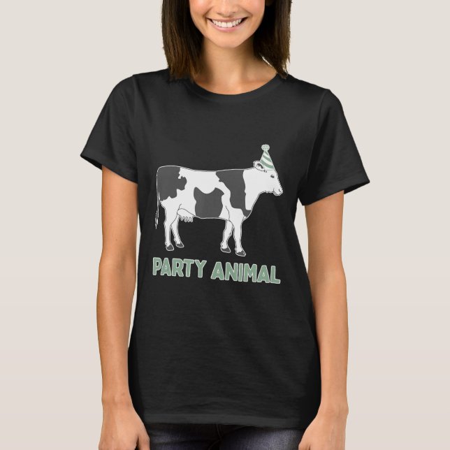 Camiseta Parceiro Vaca de Aniversário (Frente)