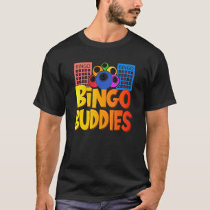 Camiseta Parceiros de Bingo Jogo Sortudo Loteria Homens M