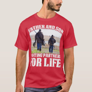 Camiseta Parceiros De Caça De Pai E Filho Para A Vida