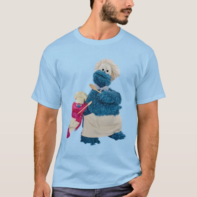 Camiseta Parceiros de Caminhão de Comida do Cookie Monster (Frente)