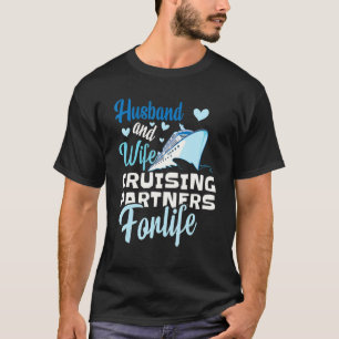 Camiseta Parceiros De Cruzamento De Banda Larga E Esposa Pa