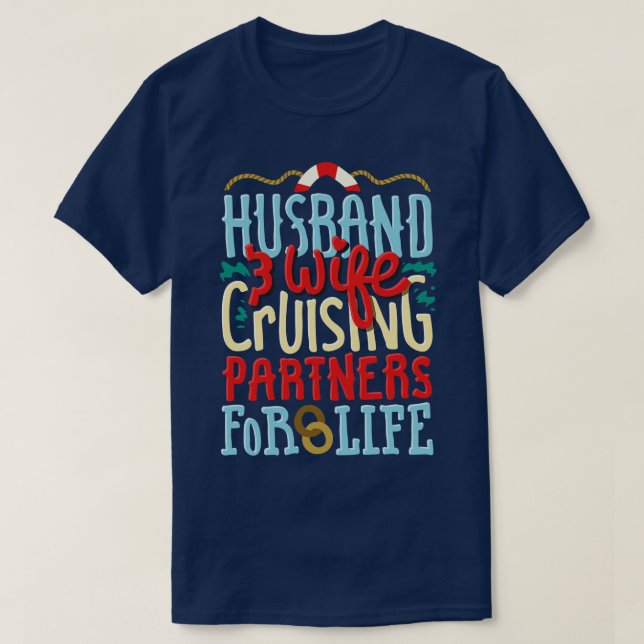 Camiseta Parceiros De Cruzamento De Embarcações De Barco Pa (Frente do Design)