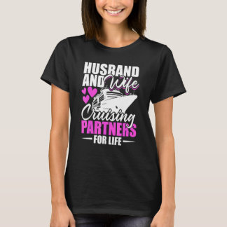 Camiseta Parceiros de Família de Férias em Navio de Cruzeir